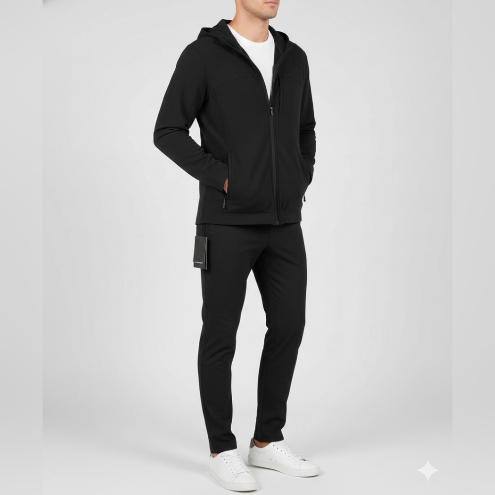 LULULEMON - Black Hooded Full Zip Jacket